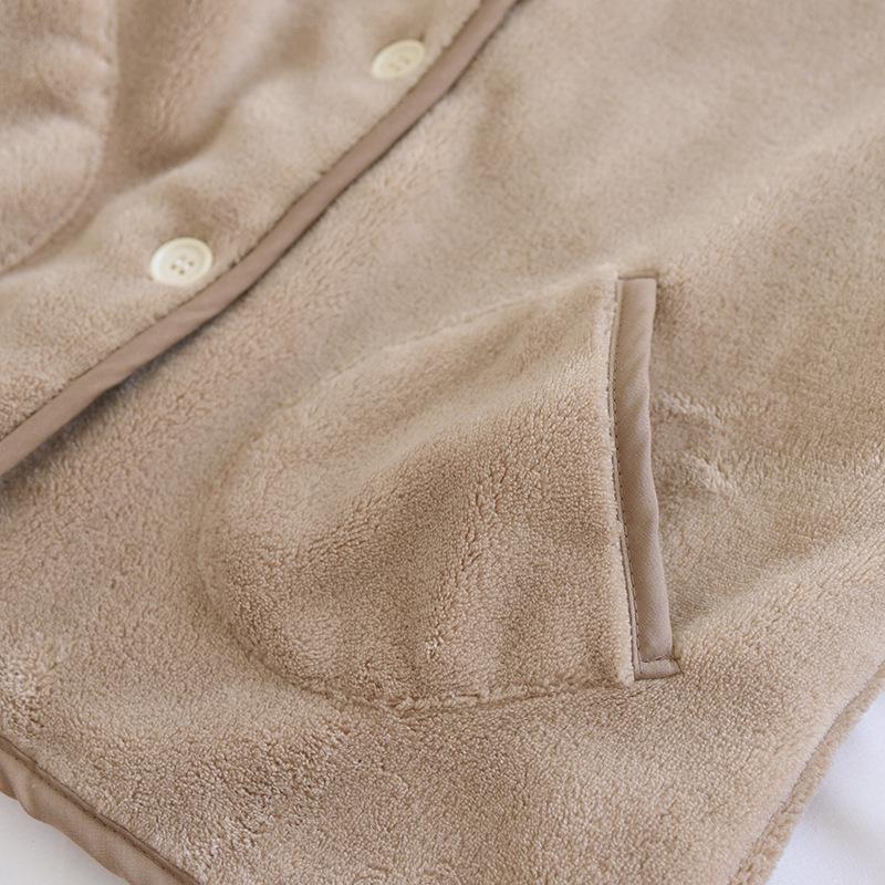 Cozy Autumn/Winter Fleece Pajama Set for Couples – Warm, Loose, and Suitable for Outdoor Wear