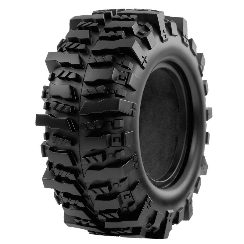 4pcs 1.9inch 95mm Rubber Tires For 1/10 Rock Track Redcat Scx10 Ii Axial 90046/90047 Rc4wd Yikong D90 Trx4 Trx6 Rc Car Tyre
