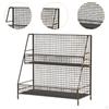 2 Tier Kitchen Counter Shelf Seasoning Rack Multifunctional Perfume Cups Mugs Drying