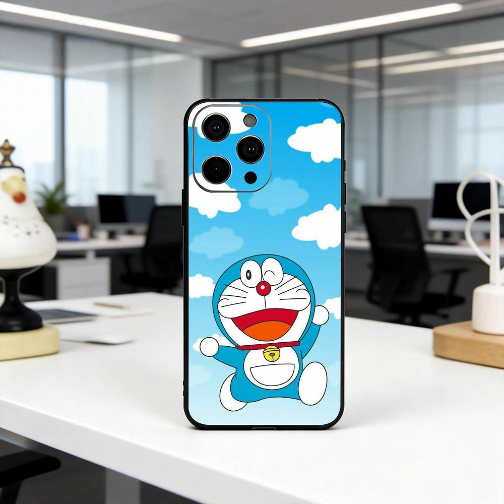 Clever cute D-Doraemon-es Phone Case Silicone Soft For IPhone 17 16 15 14 13 12 11 X XR Plus Pro Max Plus
