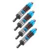 4 PCS 75mm RC Car Oil  S Aluminum Alloy Damper Set for 1/10 Scale RC Cars