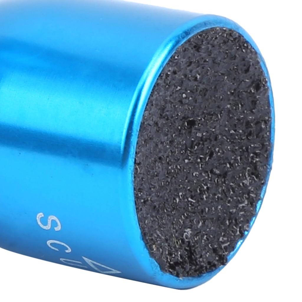 Strumento 3 in 1 per Punta di Biliardo Modellatore e Affilatore per Punta di Stecca da Pool Kit di Attrezzi per Riparazione in Acciaio Inossidabile