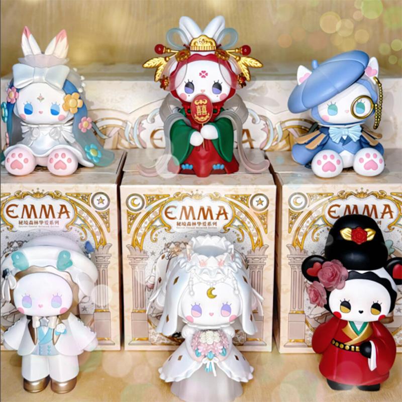 new EMMA Secrect Forest Beloved Series Blind Box Dolls Anime Action Figure Trendy Toys Desk Decor Girls Gift Mystery Box