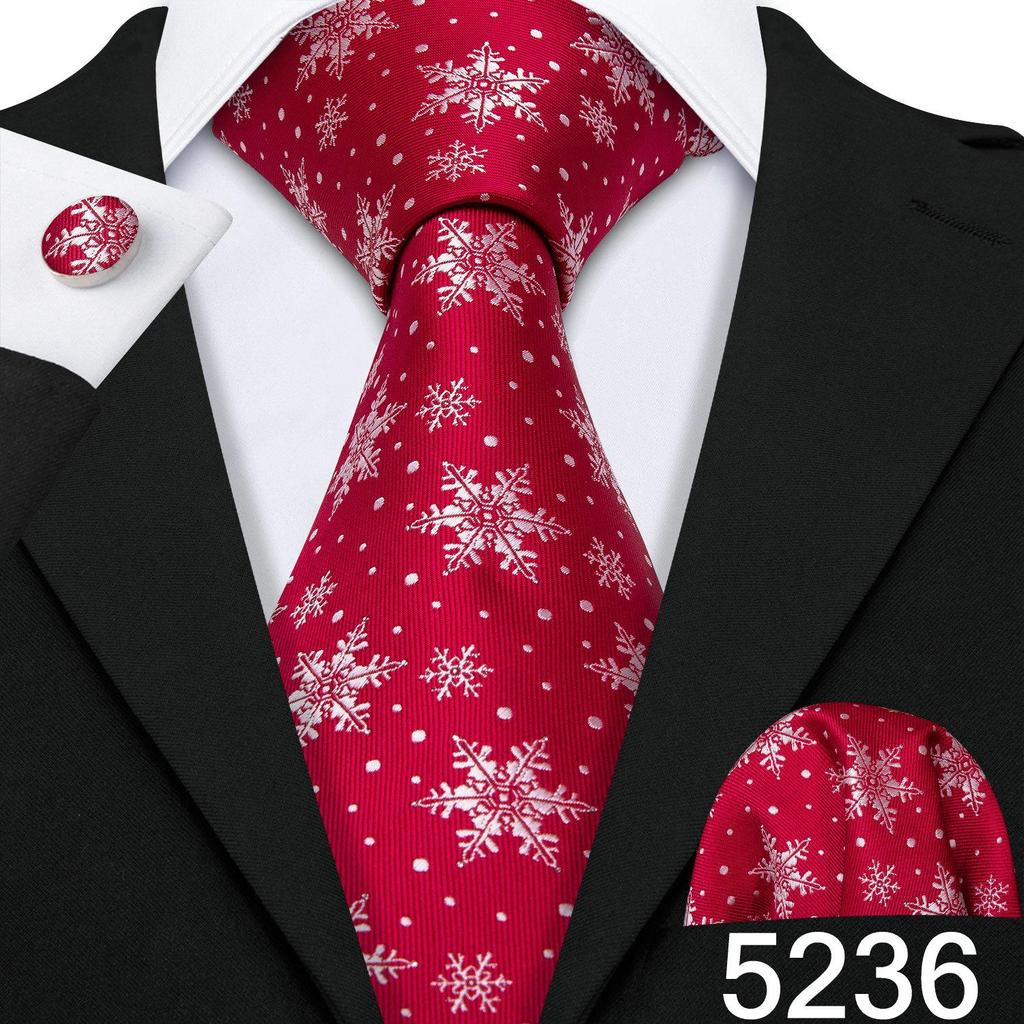 Barry.Wang férfi nyakkendő Paisley Jacquard selyem nyakkendő zseb négyzet alakú mandzsettagomb készlet