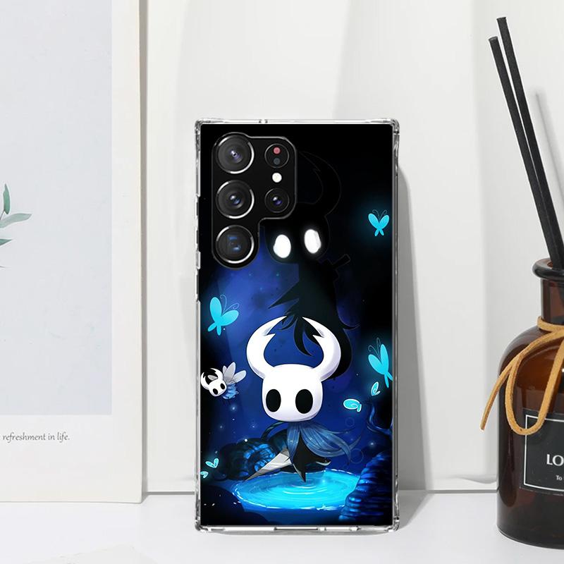 Hollow Knight Cartoon Phone Case For Samsung Galaxy S25 S24 S23 S22 Ultra S21 FE S20 Plus S10 + S10E Art Fundas Back Cover S24 S