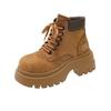 British Martin boots women's 0000 spring and autumn new retro platform boots lightweight tooling rhubarb boots early autumn short boots