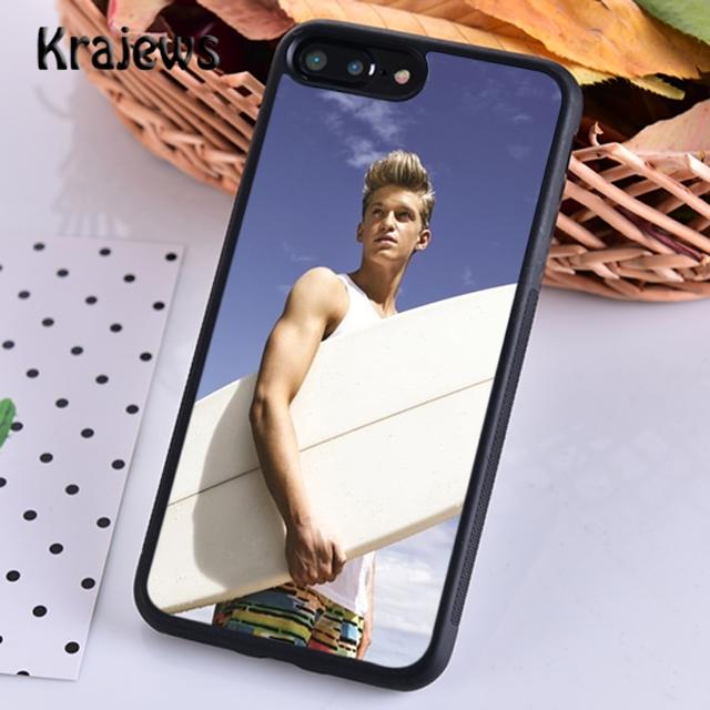 Krajews Surfer Surf Hang Loose Shaka Phone Case For iPhone 17 Air 16 15 14 Plus 11 12 13 Pro Max Coque Shell Fundas
