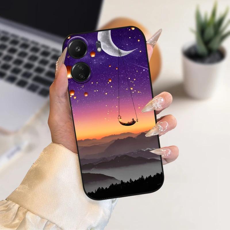 Funda Animal de Moda Para Xiaomi Redmi 13C Fundas 13 C 4G 5G Silicona Suave TPU Funda de Teléfono Cubierta Para Redmi 13R Coque Protectora