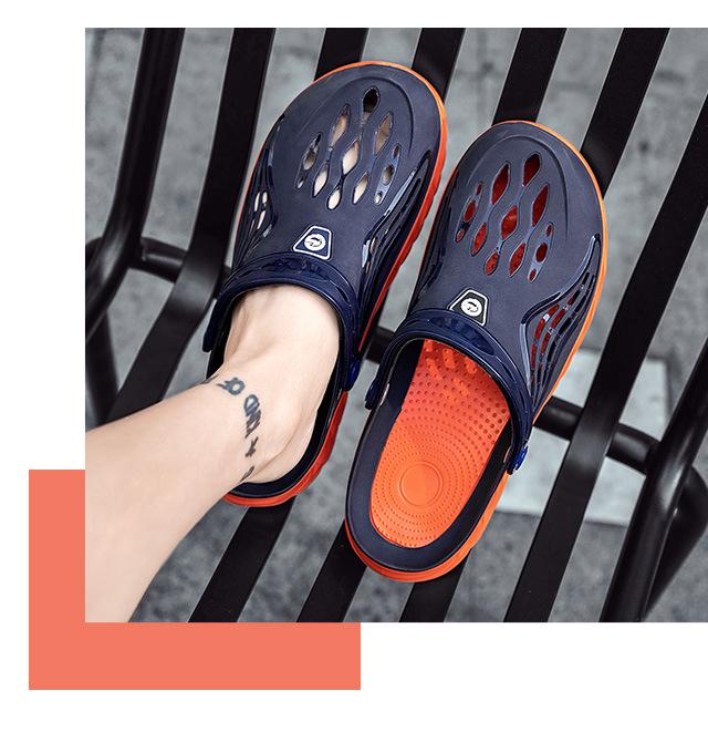 Sukaida Men's Versatile Thick-Soled Casual Closed-Toe Sandals