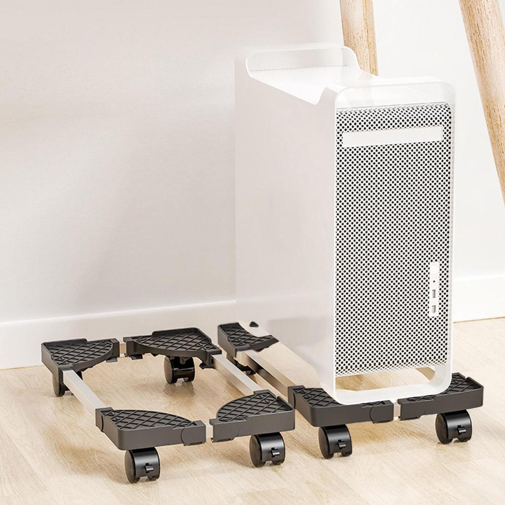 CPU-Ständer Tower-Ständer Computer-Hosting-Halterung Unter dem Schreibtisch mit Rollen-Rädern PC-Hauptrechner Teleskopständer für PC-Computer