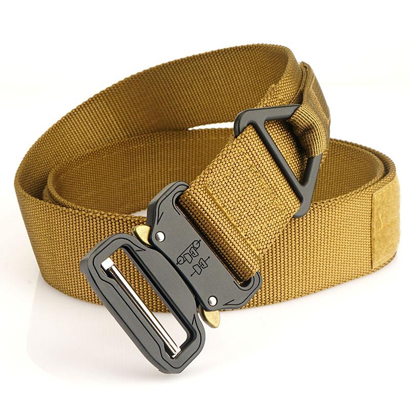4.5Cm Cobra series, Velcro outdoor tactical belt, multi-functional nylon military training belt military fan model