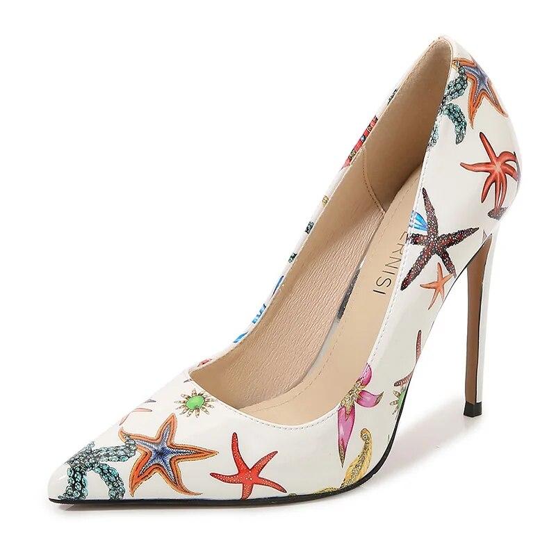 Moteriški 12 cm aukštakulniai moteriški stiletto smailianosiai aukštakulniai mada seksuali podiumo 12 cm kulnas WZ