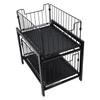 Under Sink Organizer Iron 2 Tier Pull Out Spice Rack Countertop Storage Shelf for Kitchen Bathroom