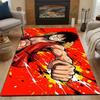 Bold Anime Adventure Scene Patterned Carpet, Non Slip Mat Suitable for Living Room and Bedroom Sofas