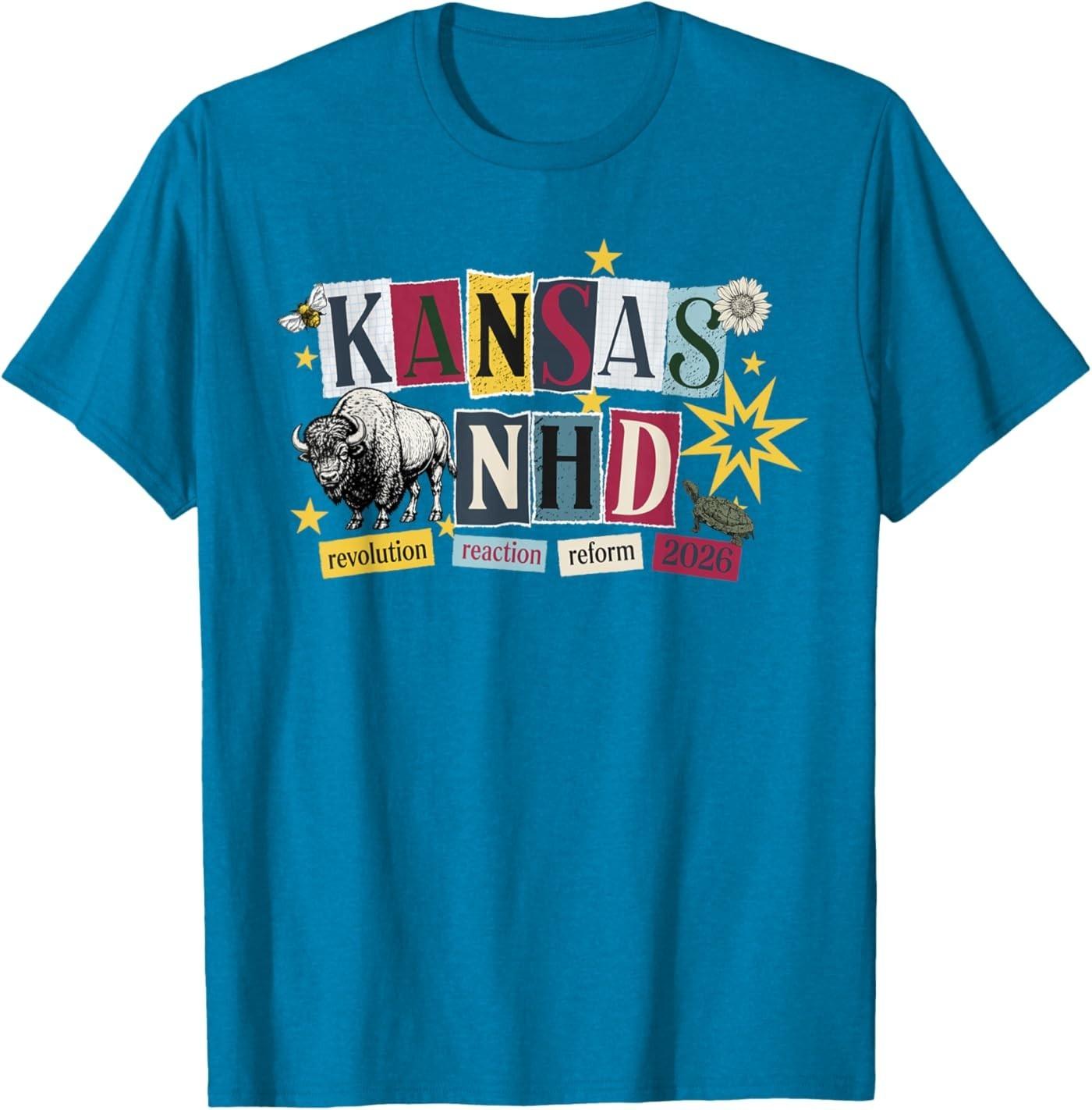 

National History Day Kansas 2026 T-Shirt S разноцветный