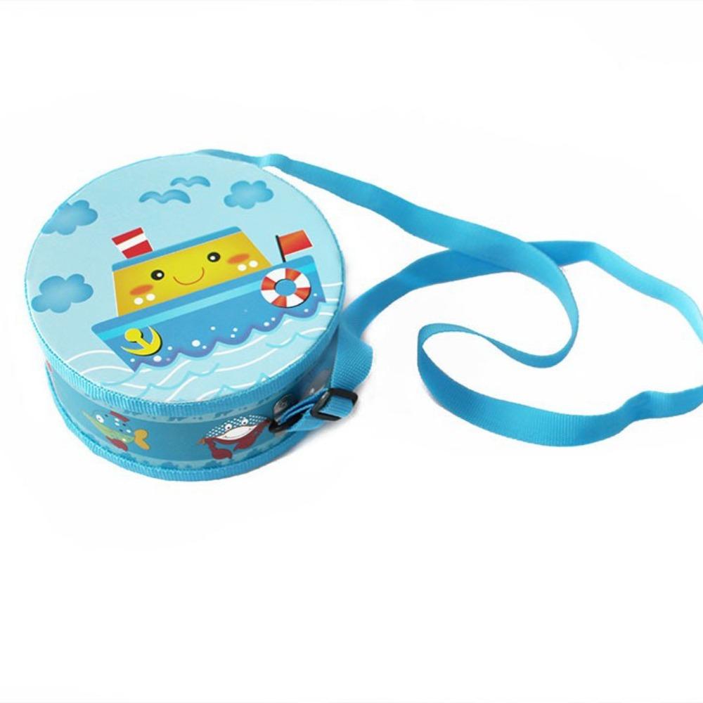 

Musical Instrument Double-sided Drum Wooden Hand Drum For Children Toys Style 2