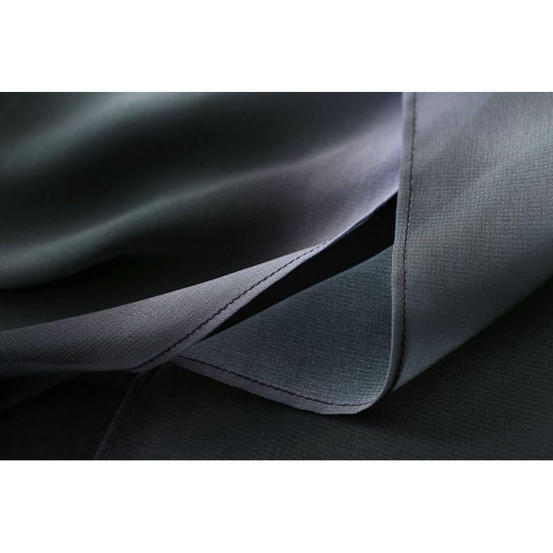 Foreign Trade Original Order High-Grade Texture Gradient Color Perspective Loose Chiffon Blouse Women's Top Sun Protective Blouse Export Niche Style