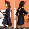 Delivery Service Cosplay Christmas Witch Adult Halloween Delivery Service Costume for School Festival Costume 01 Child [sunyhom] Kiki's Kids' Girls'