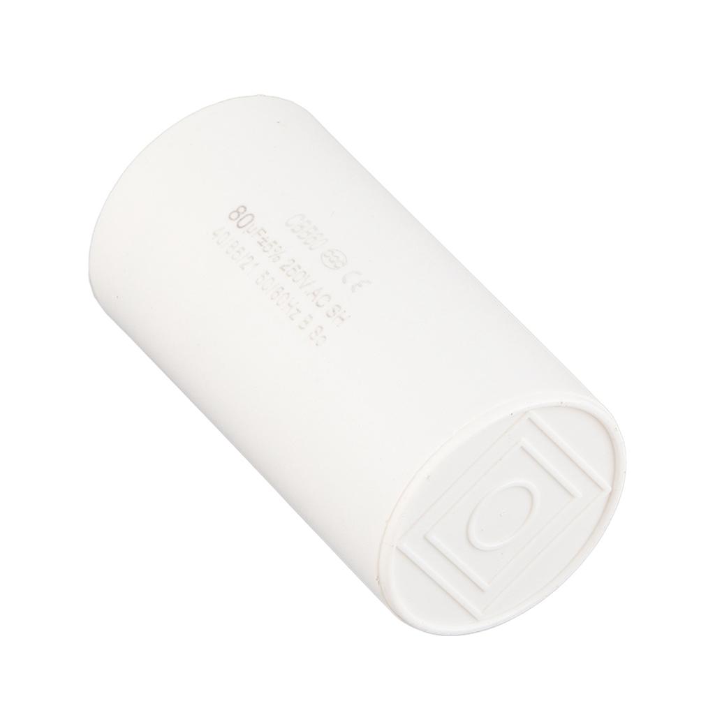 CBB60 Cylinder Shaped Run Capacitor AC 250V 80uF 5060HZ for Motor Pump