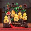 Feng Shui Fortune Gourd Ornaments Living Room Entrance Decor Opening Miniatures Gift