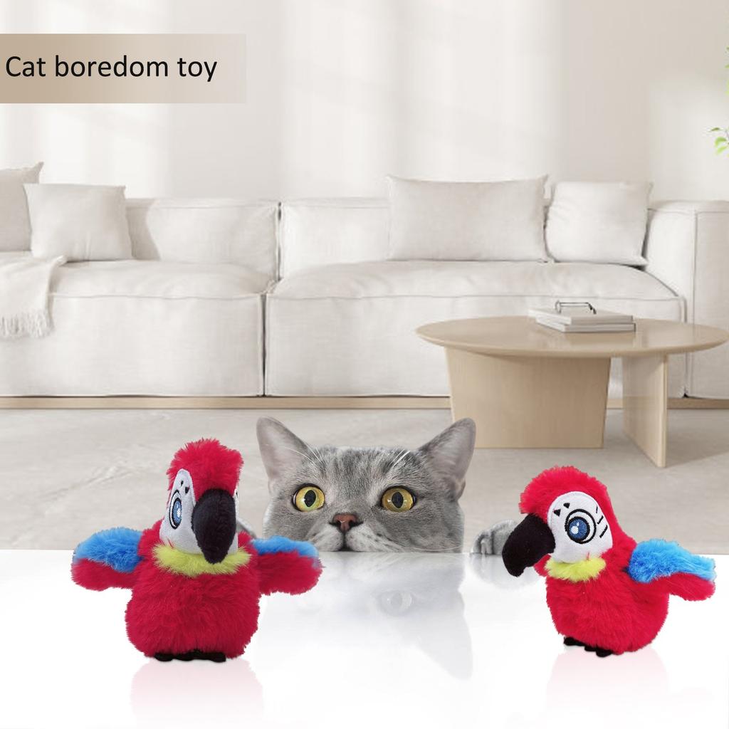 Electric Intelligent Shaking Bird Simulation Cat Toy