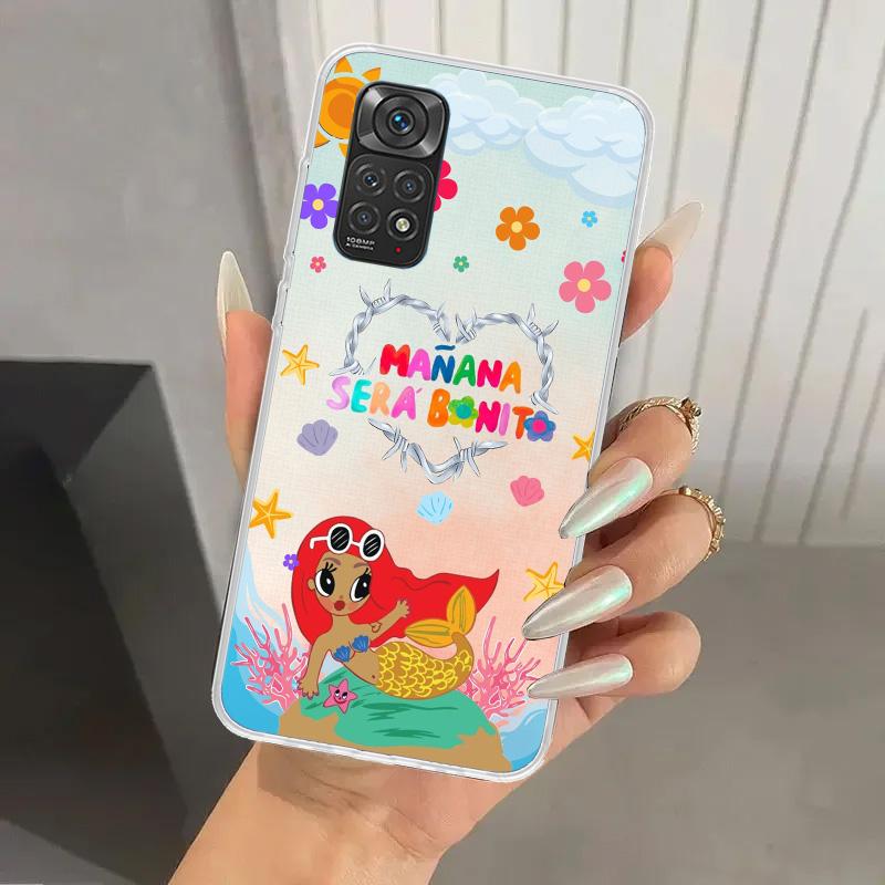 Karolg M-Manana Sera B-Bonito Phone Case for Xiaomi Redmi Note 15 14 14S 13 12S 12 Pro 11S 11 Plus 11T 11E 10S Soft Funda Print