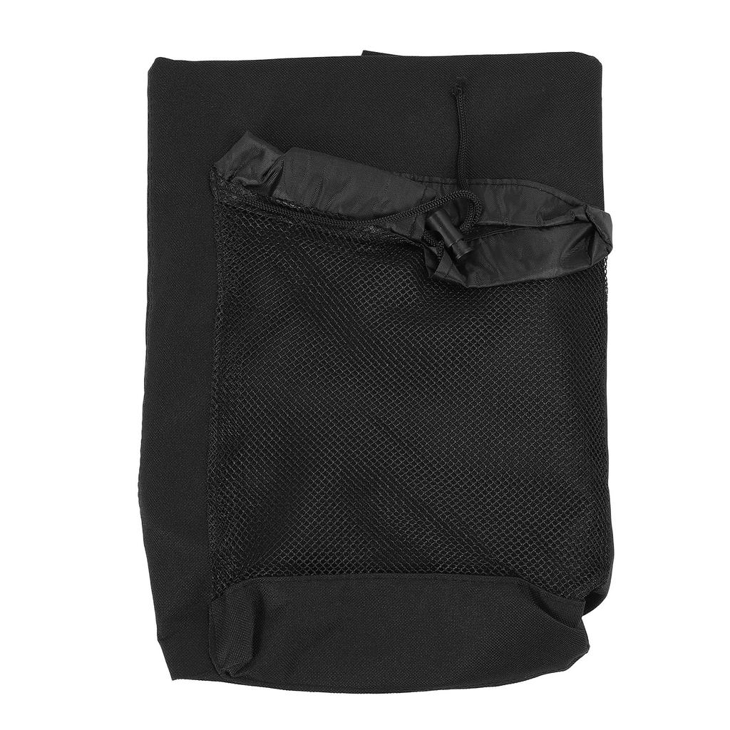 Backpack Laundry Bag Black 600D Oxford Cloth Water Proof Clothes Hamper Bag for Travel