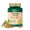 VAHDAM Triphala Kapseln 1100mg | Natürliches Nahrungsergänzungsmittel mit Amla, Haritaki & Bibhitaki | Unterstützt die Darmgesundheit, Verdauung & Darmreinigung | 60 Veggie-Kapseln
