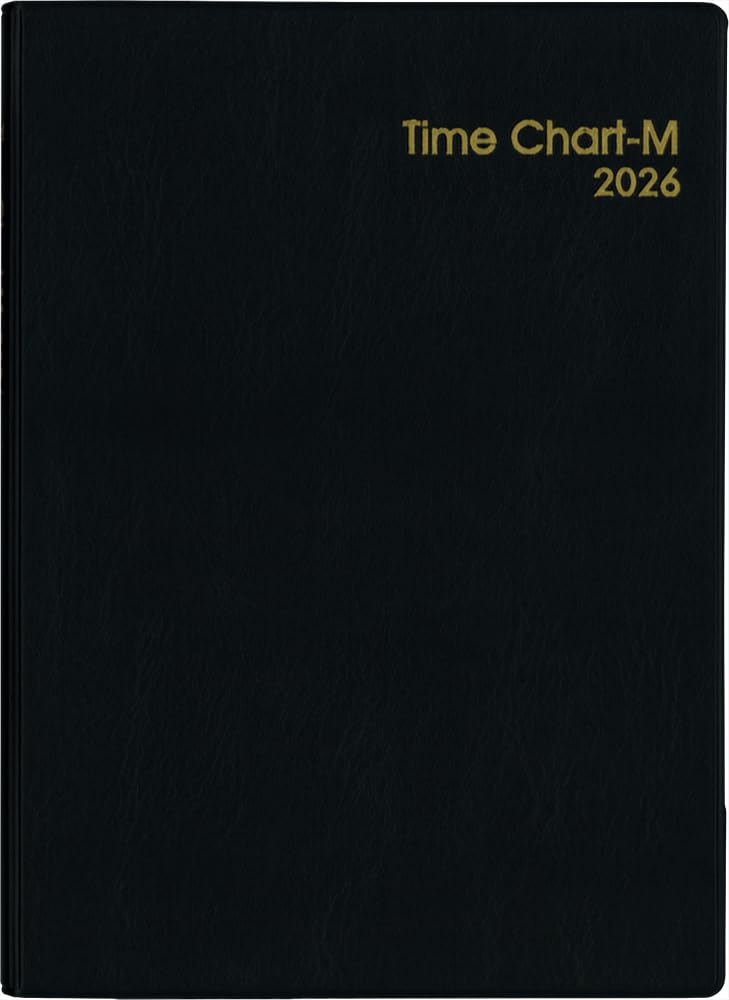 

Hakubunkan 2026 A5 Monthly Time Chart M 136 January No. (Starting 2026)