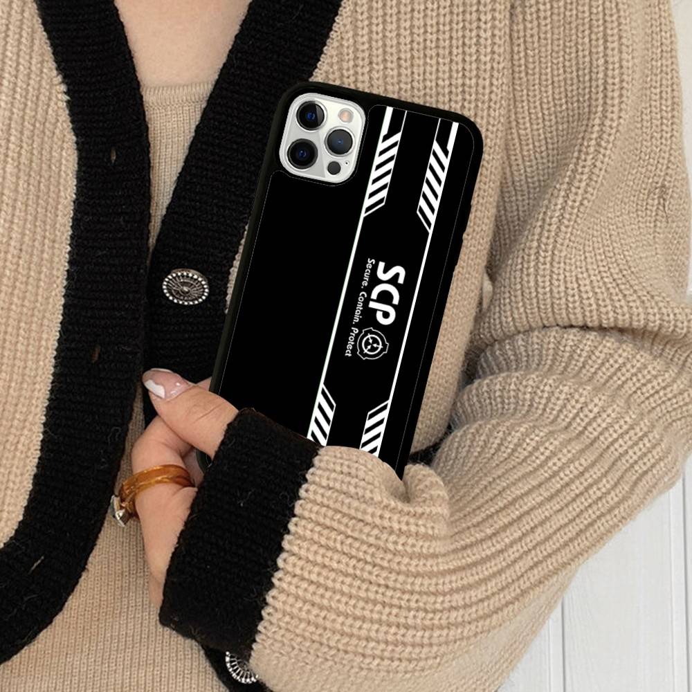 

Cool S-scp Logo PC+TPU Phone Case For IPhone 17 16 15 14 13 12 11 Pro Max Plus Kawaii Cartoon Cover iPhone 13pro max