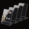 1PC Transparent Acrylic Jewelry Stand Pin Earrings Earrings Shelf Earrings Display Board Storage Jewelry Necklace Display Stand