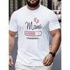Men's Plus Size Print T-Shirt - Casual Short Sleeve Round Neck Summer Tees Suitable for Big & Tall Guys, PLUS SIZE