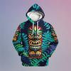 New Tiki Mask Hoodies Hawaiian 3D Print Men Women Hooded Sweatshirts Oversized Harajuku Pullover Tracksuit Coat Man Clothing