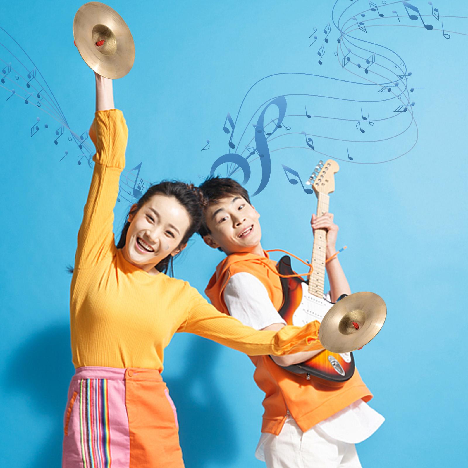 

1 пара 5,8 дюйма Мини Маленькие Латунные Ручные Тарелки Гонг Ритм Группы Ударные Медный Музыкальный Инструмент для Оперы и латунный