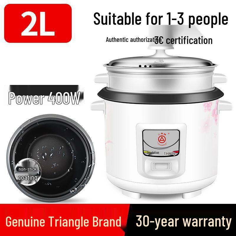Triangle Rice Cooker: Mini Multi-Function Pot for Steaming & Cooking