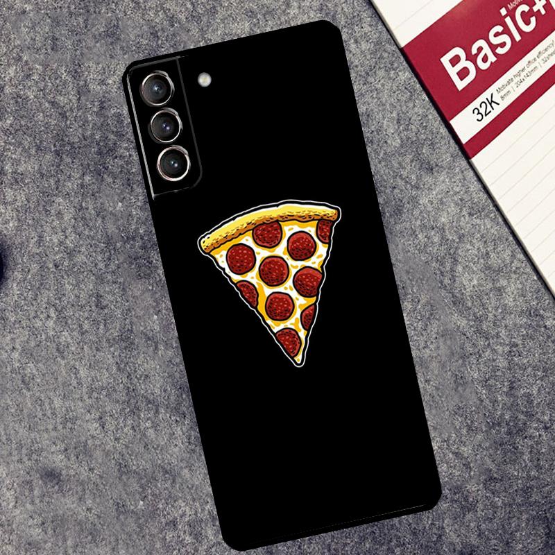 Pizza Food Bacon Cheese Case For Samsung Galaxy S26 S25 S24 Ultra S20 FE S21 S22 S23 Plus S10 S25 FE Cover Couqe
