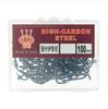 Black Sharp Barbed Fish Hooks with Durable High-Carbon Steel Material Suitable for Saltwater Freshwater