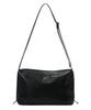 Mucent Gael Metal Logo Shirred Side String Crossbody Bag Unisex