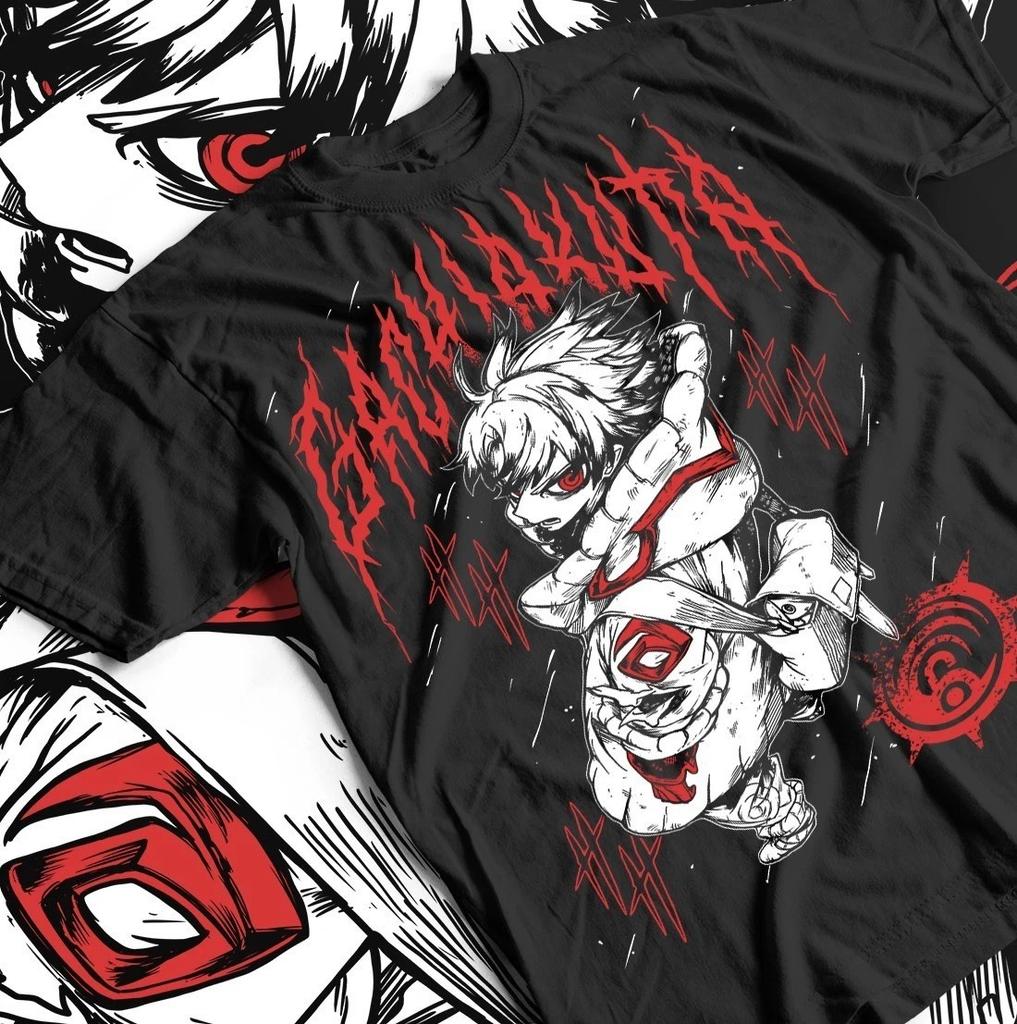 Gachiakuta T-Shirt, japanisches Manga-Anime-Shirt, alle Größen, Baumwolle, Herren, Oversized, Hip-Hop-Streetwear, hochwertige Herrenbekleidung, Kurzarm