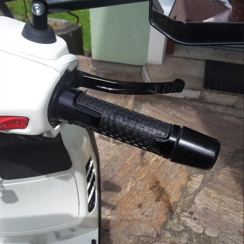 Motorcycle 22mm CNC Aluminum Rubber Gel Handle Bar Grip Hand Grips for Vespa Scooter LT LX GT GTS GTV 300 250 125 200 Sprint 150