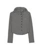 Nigaennikol Stripe Hood Top_Beige