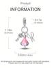 Charms Plata Copper Colors Pink Basketball Skirt Bicycle Beads Pendant For Original Bracelet For Women Diy Jewelry Love Gift
