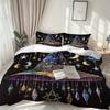 Fantastic Sparkling Jewelry Hat Print Bedding Set Soft Duvet Cover King Queen Twin Single Size Birthday Gift Bedroom Decoration