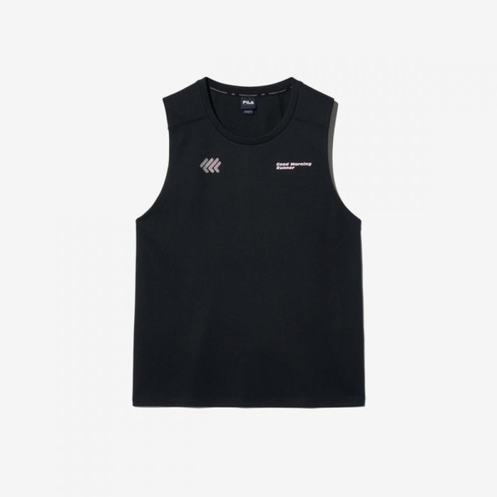 Мужская сетчатая майка для бега Fila S BLACK/100