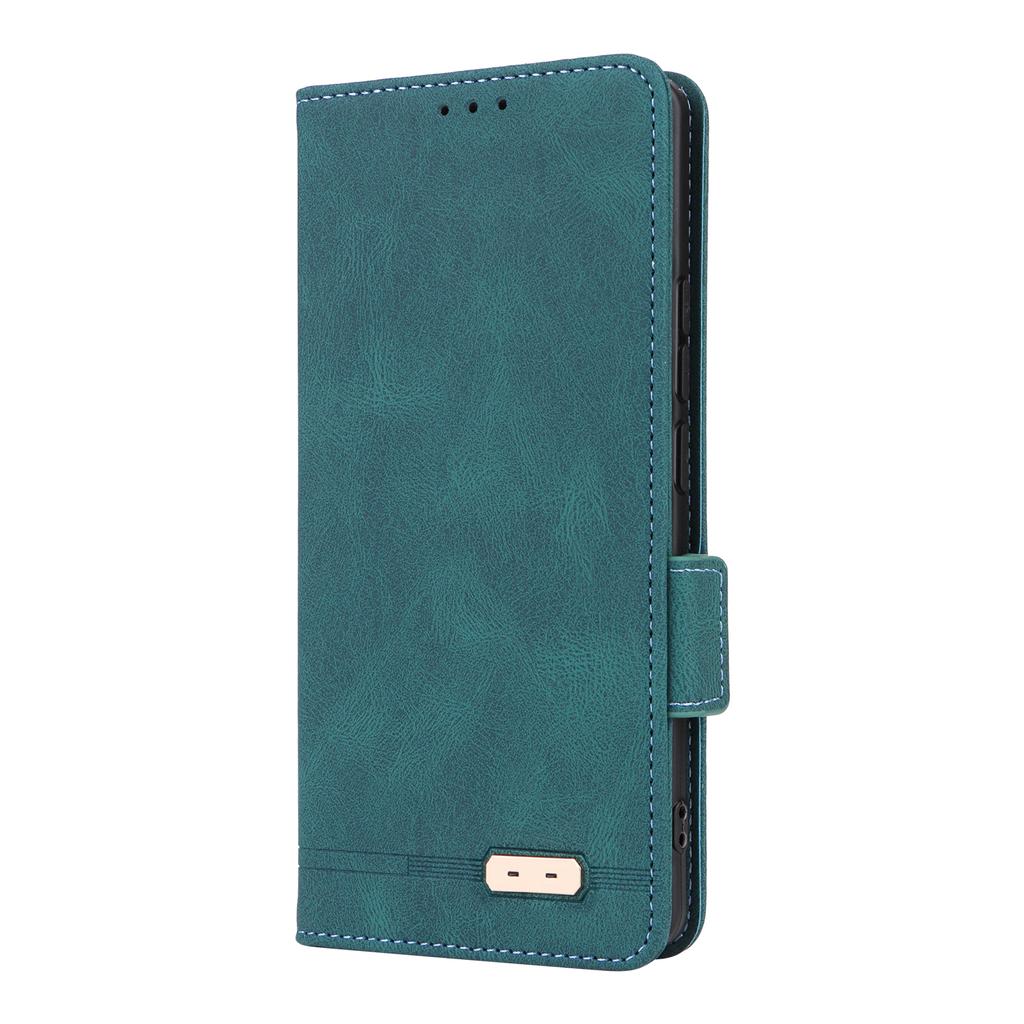 For Xiaomi Redmi Note 14 Pro 4G Case Leather Wallet Flip Phone Cover with Hardware Decor