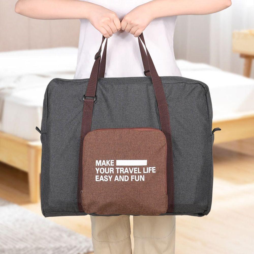 Oxford Cloth Clothing Organizing Bag Foldable Travel Luggage Bag Travel Duffel Bag  Training