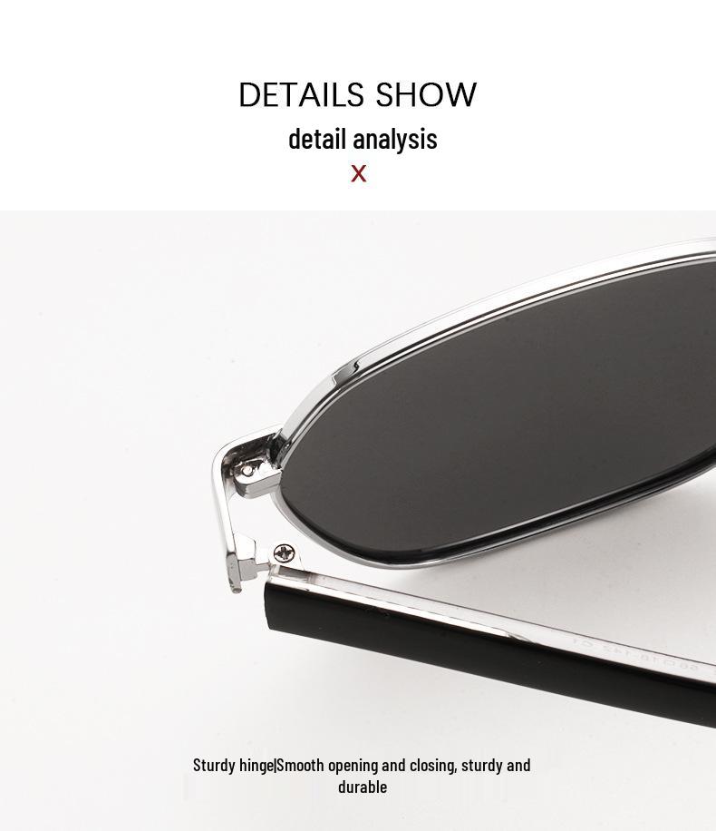Retro Square Frame Slimming Sunglasses for Women - Anti-UV High-End Design