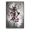 YZFQ Japanese Art Plaque Metal Vintage Tin Sign For Travel Souvenir  Wall Bar Art Restaurant Home Decor 30X20CM DU-6524A