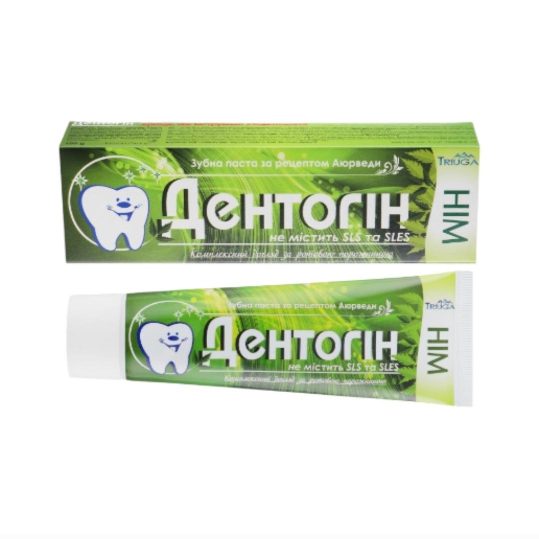 

Аюрведична зубна паста без сульфатів NEEM Dentogin NEEM