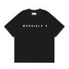 Digital Print MM6 Cotton T-Shirt Men Women Short Sleeve Casual Top 230g